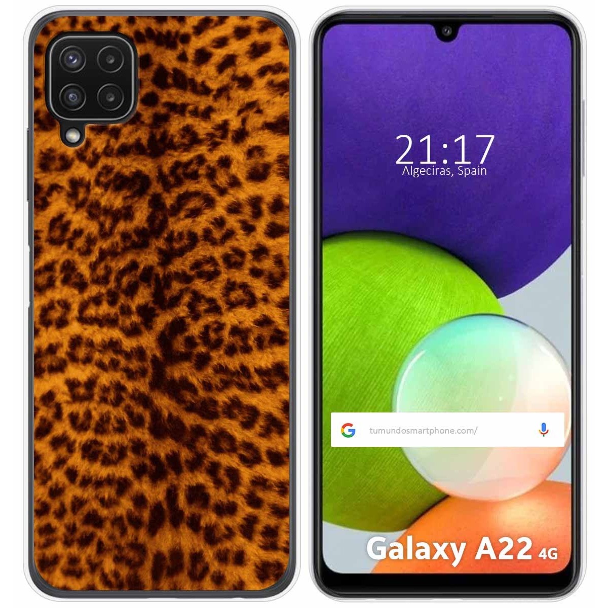 Funda Silicona para Samsung Galaxy A22 4G / M22 diseño Animal 03 Dibujos
