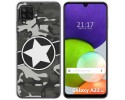 Funda Silicona para Samsung Galaxy A22 4G / M22 diseño Camuflaje 02 Dibujos