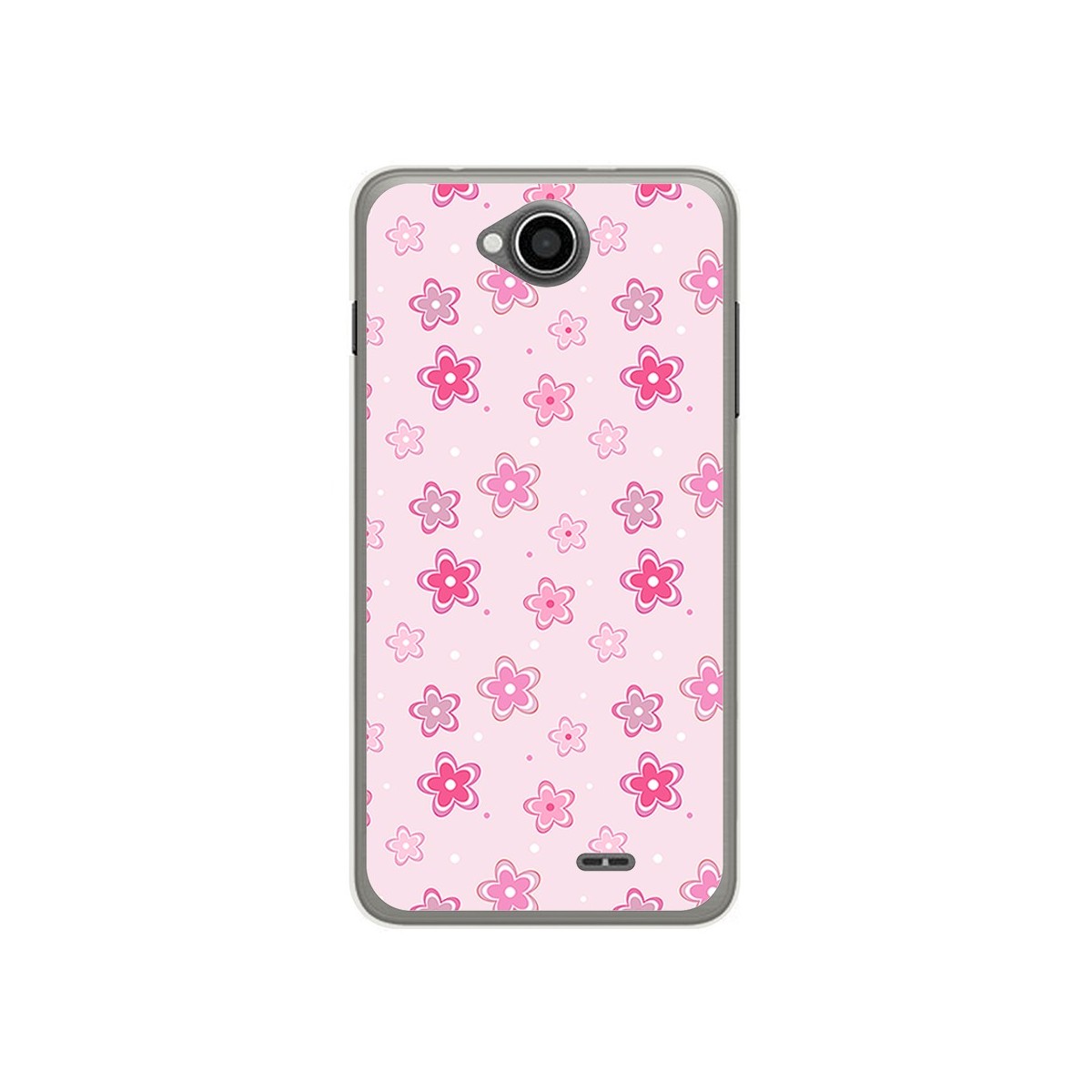 Funda Gel Tpu para Hisense U962 Diseño Flores Dibujos
