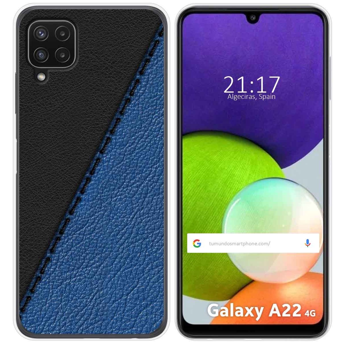 Funda Silicona para Samsung Galaxy A22 4G / M22 diseño Cuero 02 Dibujos