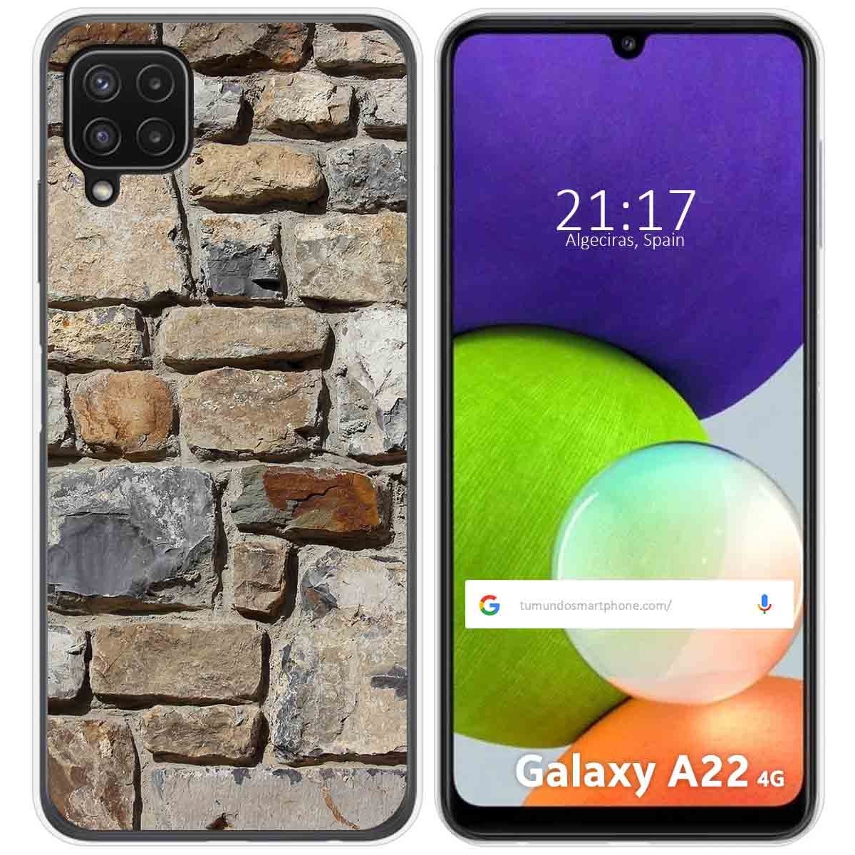 Funda Silicona para Samsung Galaxy A22 4G / M22 diseño Ladrillo 03 Dibujos