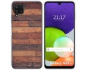 Funda Silicona para Samsung Galaxy A22 4G / M22 diseño Madera 03 Dibujos