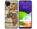Funda Silicona para Samsung Galaxy A22 4G / M22 diseño Madera 07 Dibujos
