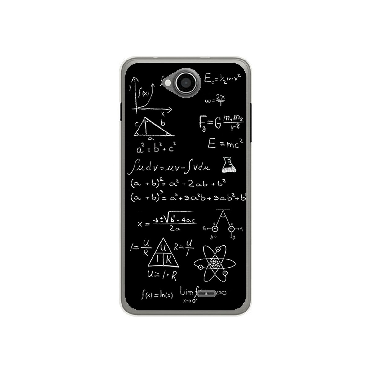 Funda Gel Tpu para Hisense U962 Diseño Formulas Dibujos