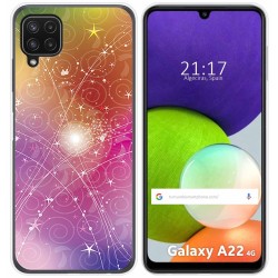 Funda Silicona para Samsung Galaxy A22 4G / M22 diseño Abstracto Dibujos