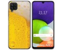 Funda Silicona para Samsung Galaxy A22 4G / M22 diseño Cerveza Dibujos