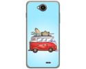 Funda Gel Tpu para Hisense U962 Diseño Furgoneta Dibujos