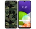 Funda Silicona para Samsung Galaxy A22 4G / M22 diseño Camuflaje Dibujos