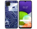 Funda Silicona para Samsung Galaxy A22 4G / M22 diseño Circuito Dibujos