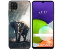 Funda Silicona para Samsung Galaxy A22 4G / M22 diseño Elefante Dibujos