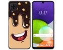 Funda Silicona para Samsung Galaxy A22 4G / M22 diseño Helado Chocolate Dibujos