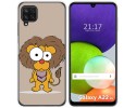 Funda Silicona para Samsung Galaxy A22 4G / M22 diseño Leon Dibujos