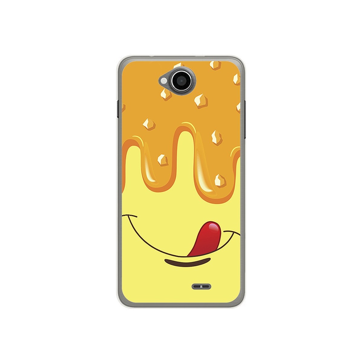 Funda Gel Tpu para Hisense U962 Diseño Helado Vainilla Dibujos