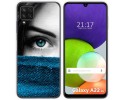 Funda Silicona para Samsung Galaxy A22 4G / M22 diseño Ojo Dibujos
