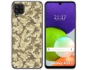 Funda Silicona para Samsung Galaxy A22 4G / M22 diseño Sand Camuflaje Dibujos
