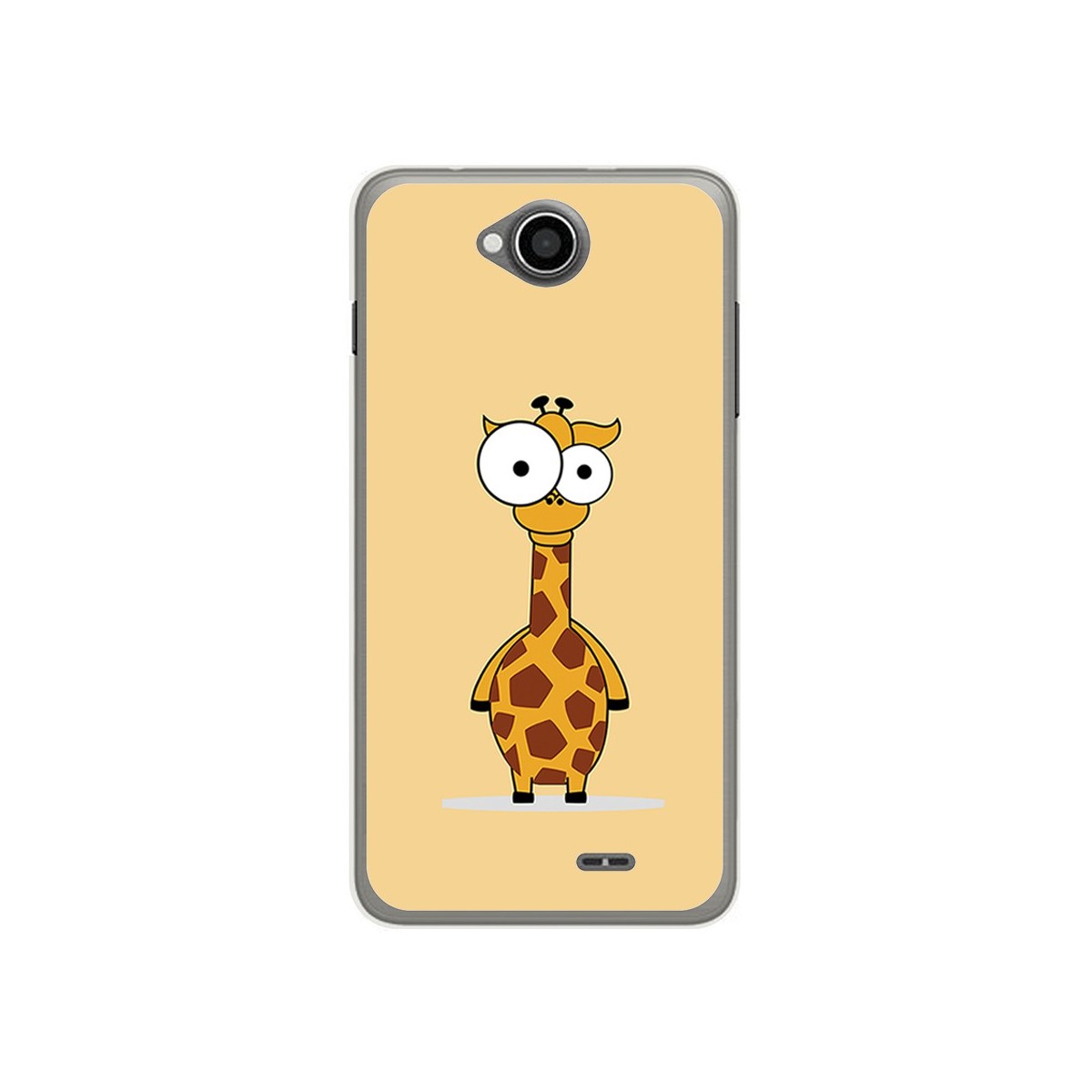 Funda Gel Tpu para Hisense U962 Diseño Jirafa Dibujos