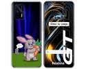 Funda Silicona Transparente para Realme GT 5G diseño Conejo Dibujos