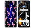 Funda Silicona Transparente para Realme GT 5G diseño Flamenco Dibujos