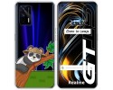 Funda Silicona Transparente para Realme GT 5G diseño Panda Dibujos