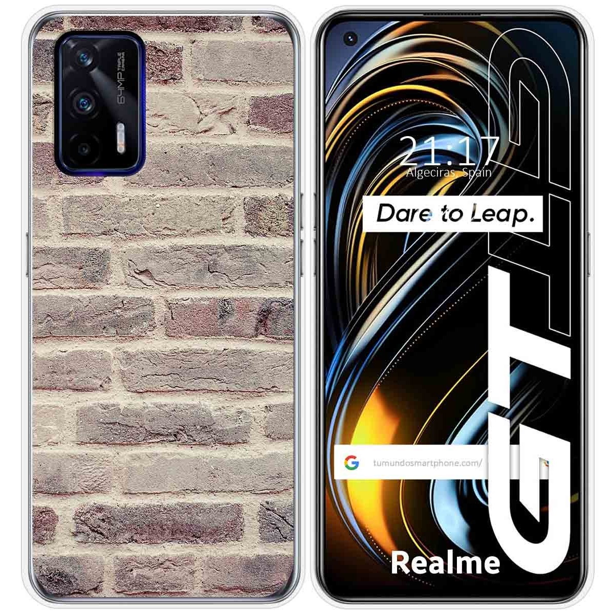 Funda Silicona para Realme GT 5G diseño Ladrillo 01 Dibujos