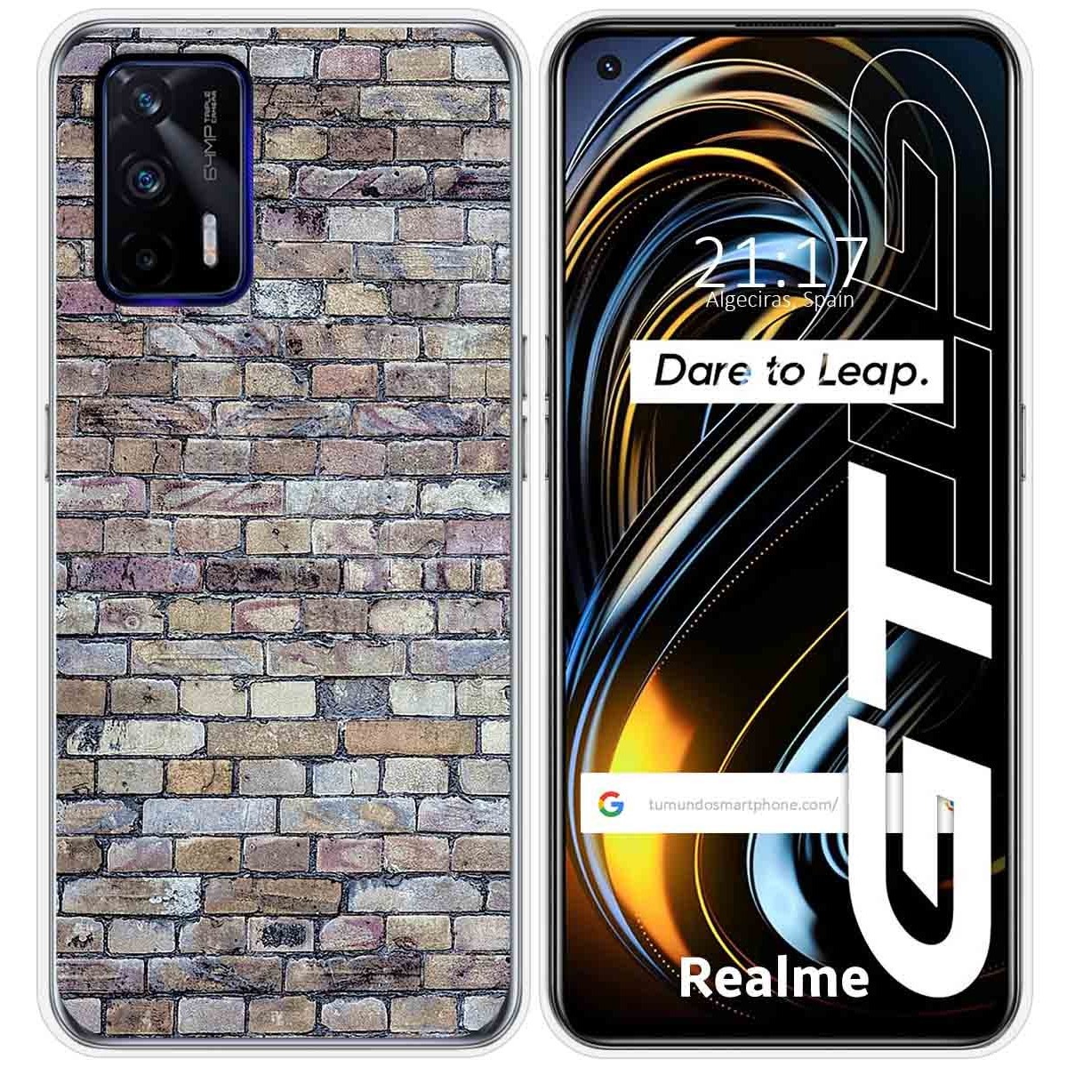 Funda Silicona para Realme GT 5G diseño Ladrillo 02 Dibujos