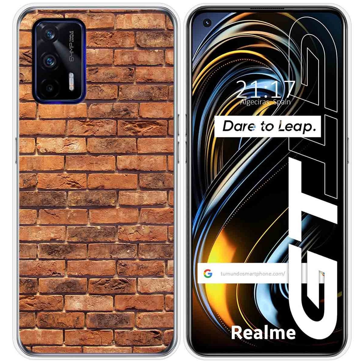 Funda Silicona para Realme GT 5G diseño Ladrillo 04 Dibujos