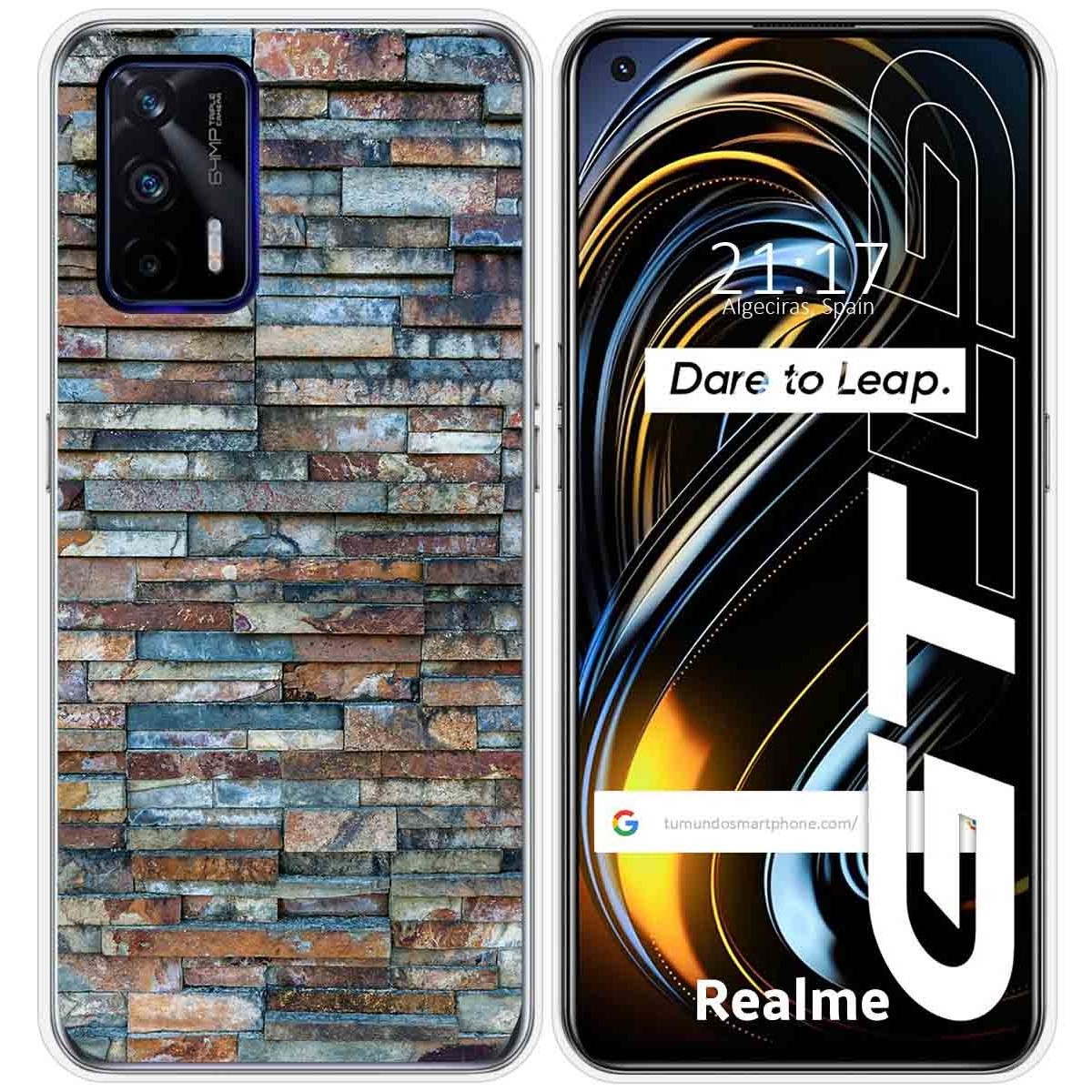 Funda Silicona para Realme GT 5G diseño Ladrillo 05 Dibujos