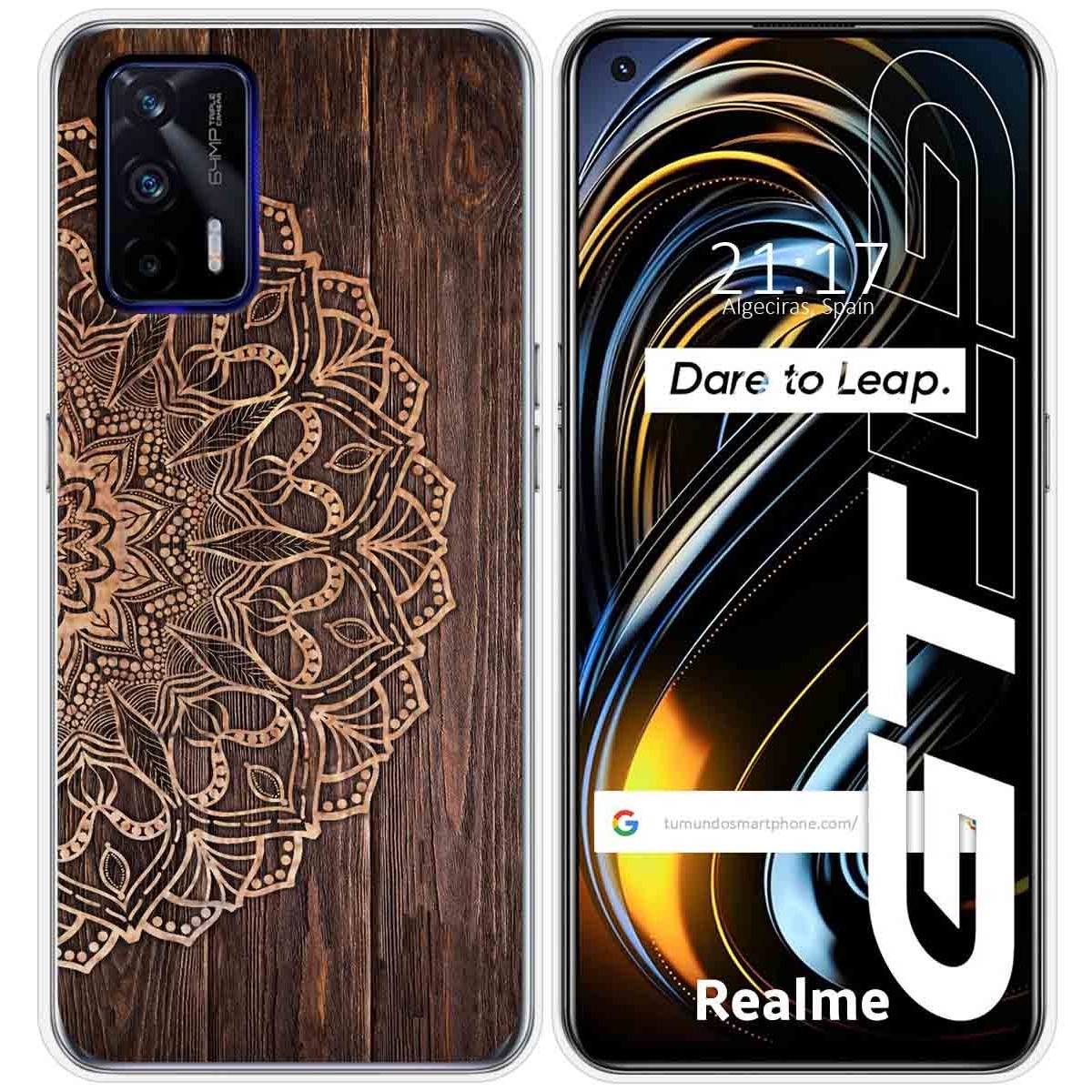 Funda Silicona para Realme GT 5G diseño Madera 06 Dibujos