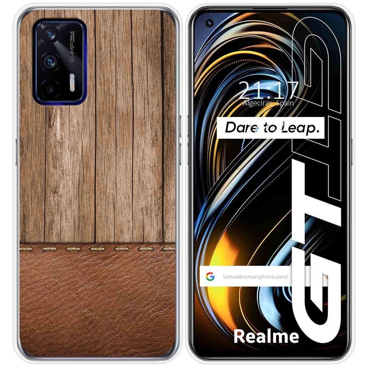 Funda Silicona para Realme GT 5G diseño Madera 09 Dibujos