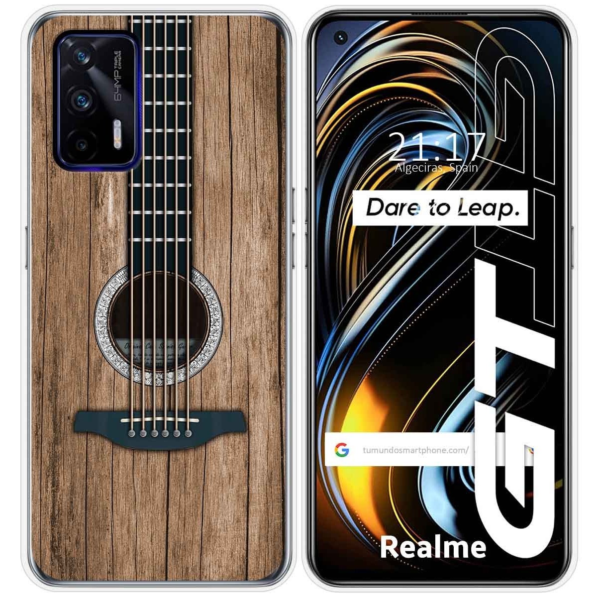 Funda Silicona para Realme GT 5G diseño Madera 11 Dibujos
