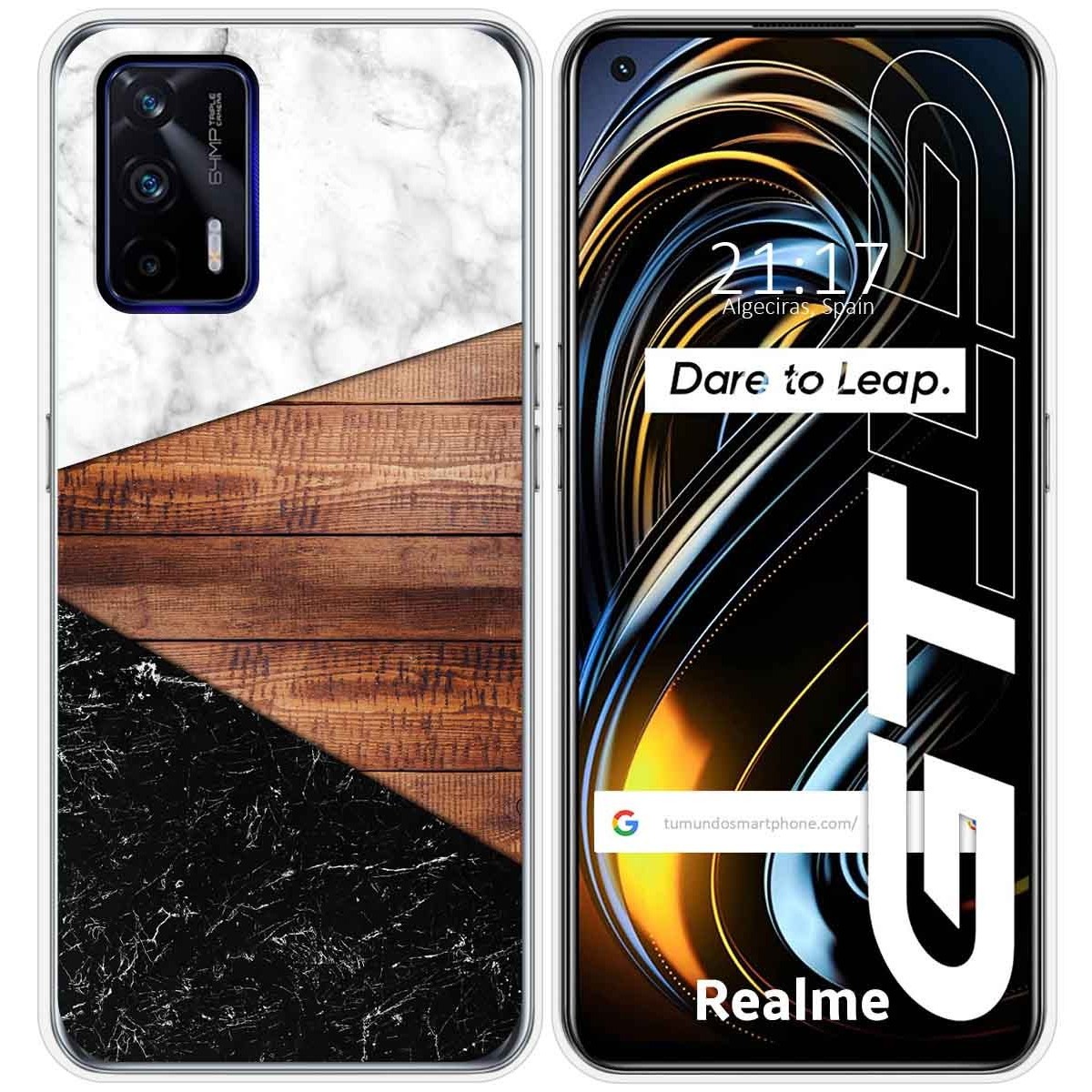 Funda Silicona para Realme GT 5G diseño Mármol 11 Dibujos