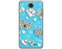 Funda Gel Tpu para Hisense U962 Diseño Mariposas Dibujos