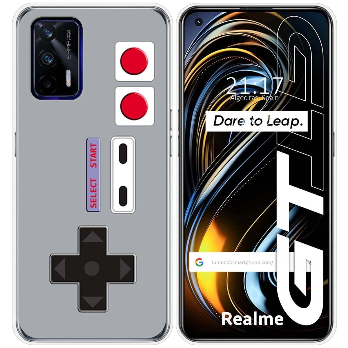 Funda Silicona para Realme GT 5G diseño Consola Dibujos