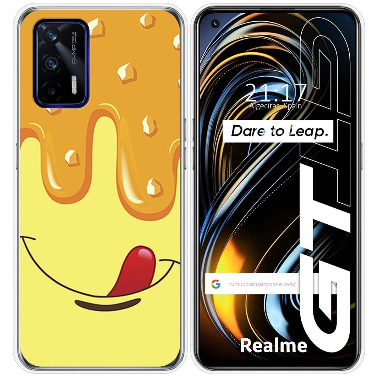 Funda Silicona para Realme GT 5G diseño Helado Vainilla Dibujos