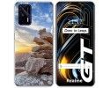 Funda Silicona para Realme GT 5G diseño Sunset Dibujos