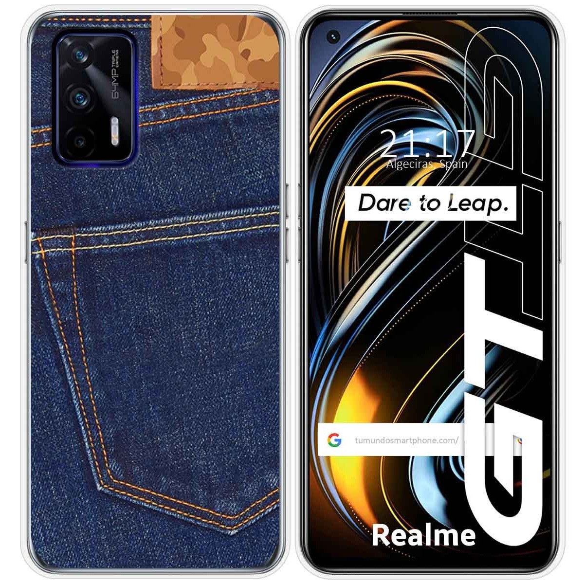 Funda Silicona para Realme GT 5G diseño Vaquero Dibujos