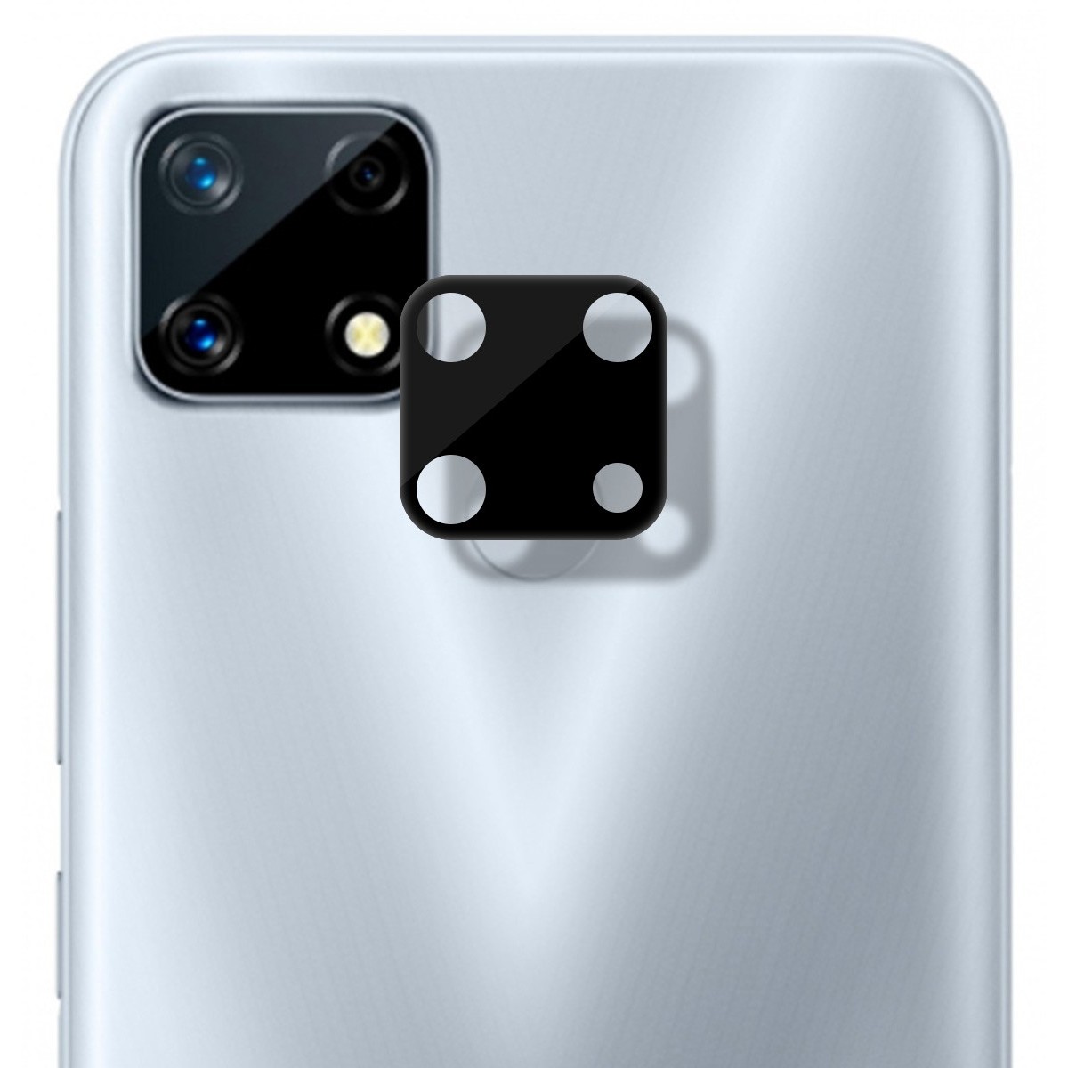 Protector Cristal Templado Cámara Trasera para Realme 7i / Narzo 30A Vidrio