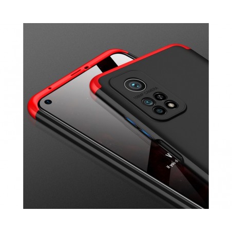 Funda Carcasa GKK 360 para Xiaomi Mi 10T 5G / MI 10T Pro 5G color Negra / Roja