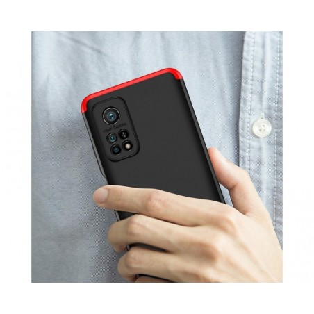 Funda Carcasa GKK 360 para Xiaomi Mi 10T 5G / MI 10T Pro 5G color Negra / Roja