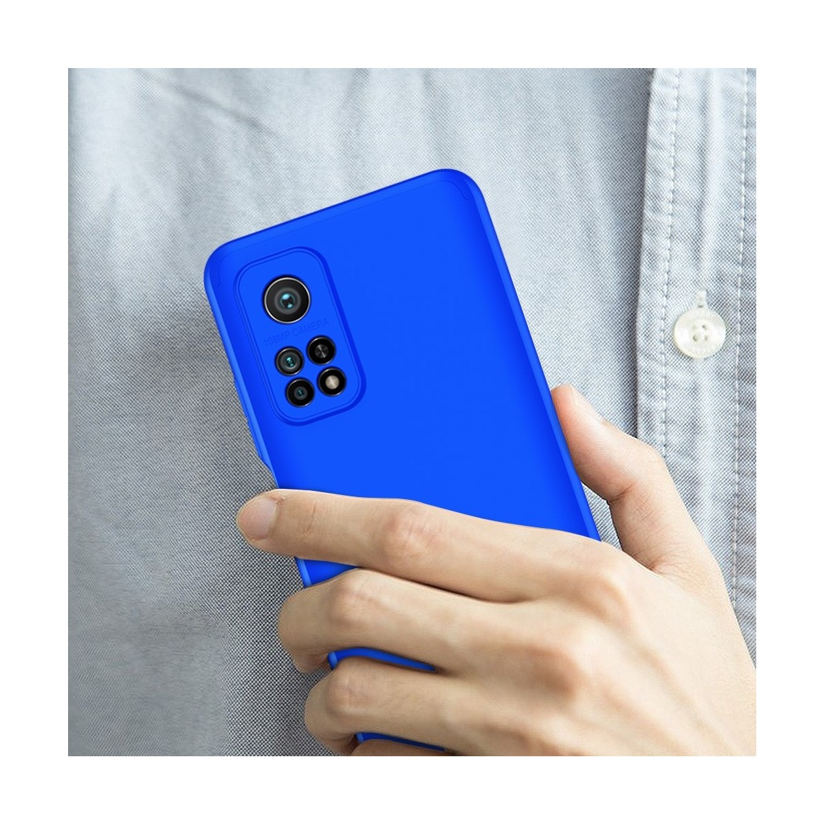 Funda Carcasa GKK 360 para Xiaomi Mi 10T 5G / MI 10T Pro 5G color Azul
