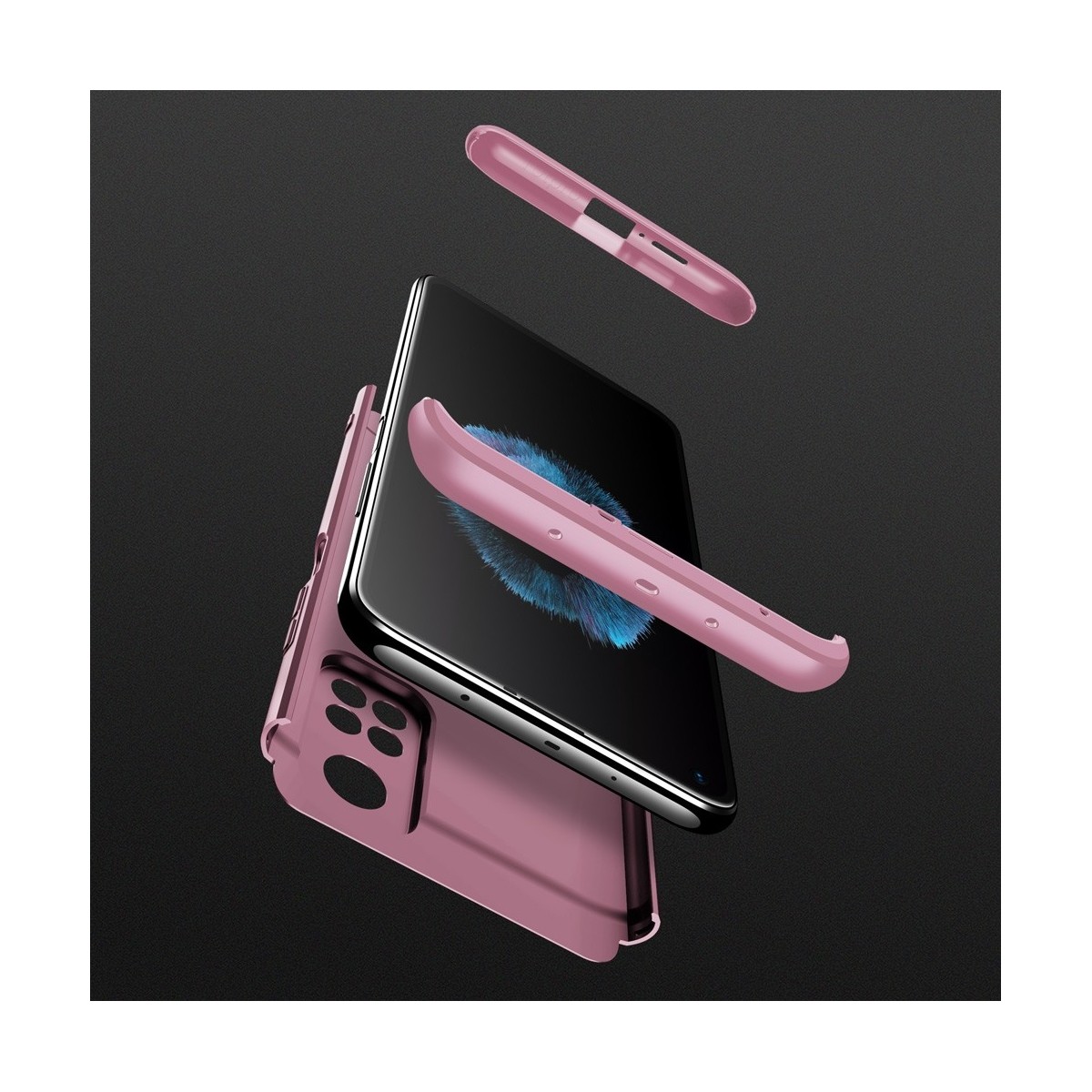 Funda Carcasa GKK 360 para Xiaomi Mi 10T 5G / MI 10T Pro 5G color Rosa