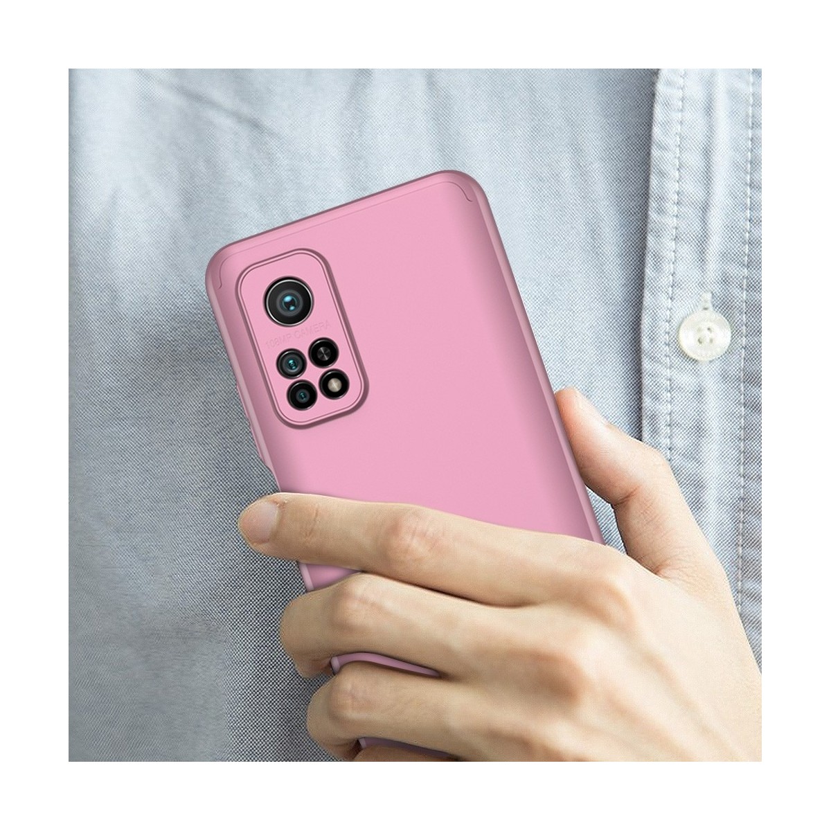 Funda Carcasa GKK 360 para Xiaomi Mi 10T 5G / MI 10T Pro 5G color Rosa