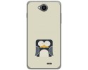 Funda Gel Tpu para Hisense U962 Diseño Pingüino Dibujos