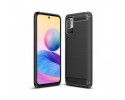 Funda Gel Tpu Tipo Carbon Negra para Xiaomi Redmi Note 10 5G / POCO M3 Pro 5G