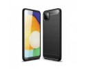 Funda Gel Tpu Tipo Carbon Negra para Samsung Galaxy A22 5G