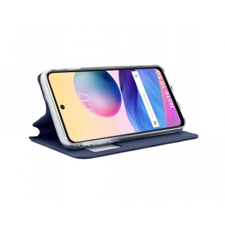 Funda Libro Soporte con Ventana para Xiaomi Redmi Note 10 5G / POCO M3 Pro 5G color Azul