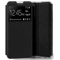 Funda Libro Soporte con Ventana para Realme GT 5G color Negra