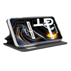 Funda Libro Soporte con Ventana para Realme GT 5G color Negra 2