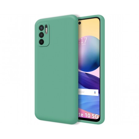 Funda Silicona Líquida Ultra Suave para Xiaomi Redmi Note 10 5G / POCO M3 PRO 5G color Verde