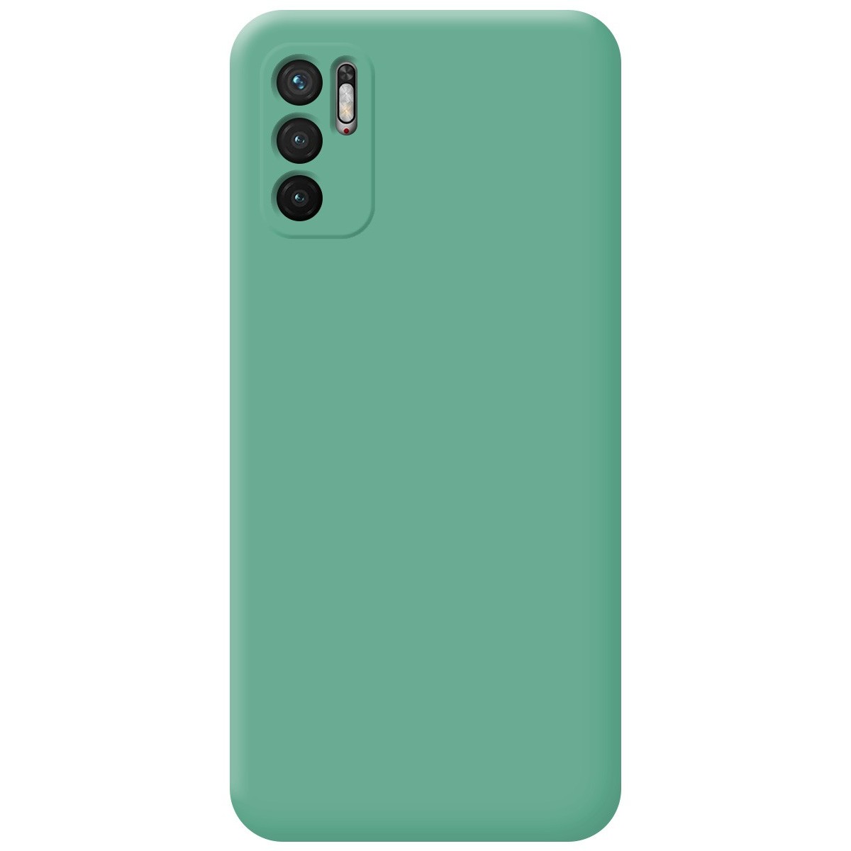 Funda Silicona Líquida Ultra Suave para Xiaomi Redmi Note 10 5G / POCO M3 PRO 5G color Verde